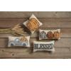 Mud Pie, Pumpkin, Mu dPie Fall Mini Hooked Pillow, 8″ x 8″, 1 Count (Pack of 1)