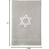 Mud Pie Star of David French Knot Tea Towels (Grey) (4405257G)