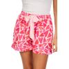 Mud Pie Women’s Valentine Pajama Shorts, Pink, Medium