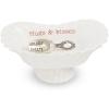 Mud Pie 4881012S Candy Dish “Sweet Stuff” with Scoop, White(Hugs Kisses)