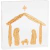 Mud Pie Acrylic Nativity Plaque; 6″ x 6″