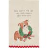 Mud Pie Christmas Pet Towels, Dear, 26″ x 16 1/2″