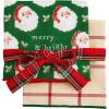 Mud Pie Classic Christmas Towel, Santa, 26″ x 16 1/2″