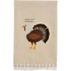 Mud Pie Embroidery Crochet Towel, Turkey, 21″ x 14″