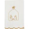 Mud Pie Embroidery Towel, Nativity, 21″ x 14″
