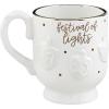 Mud Pie Hanukkah Mug, Festival, 14 oz