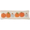 Mud Pie Long Tufted Pumpkin Pillow, 11″ x 35″, TAN