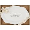 Mud Pie Memories Platter, White, 8.5″ x 12.5″