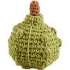 Mud Pie Mini Crochet Green Gourd; Approx 4″ x 3″
