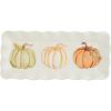 Mud Pie Pumpkin Everything Plates, 4″ x 9″, MULTI