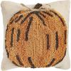 Mud Pie, Pumpkin, Mu dPie Fall Mini Hooked Pillow, 8″ x 8″, 1 Count (Pack of 1)