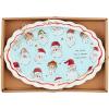 Mud Pie Santa Boxed Sentiment Plate; 6 3/4″ x 9 3/4″