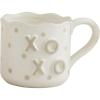 Mud Pie Wavy Xoxo Mug; 20 oz