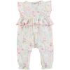 Mud Pie baby-girls Baby Girl Bunny Floral Longall(Multi)