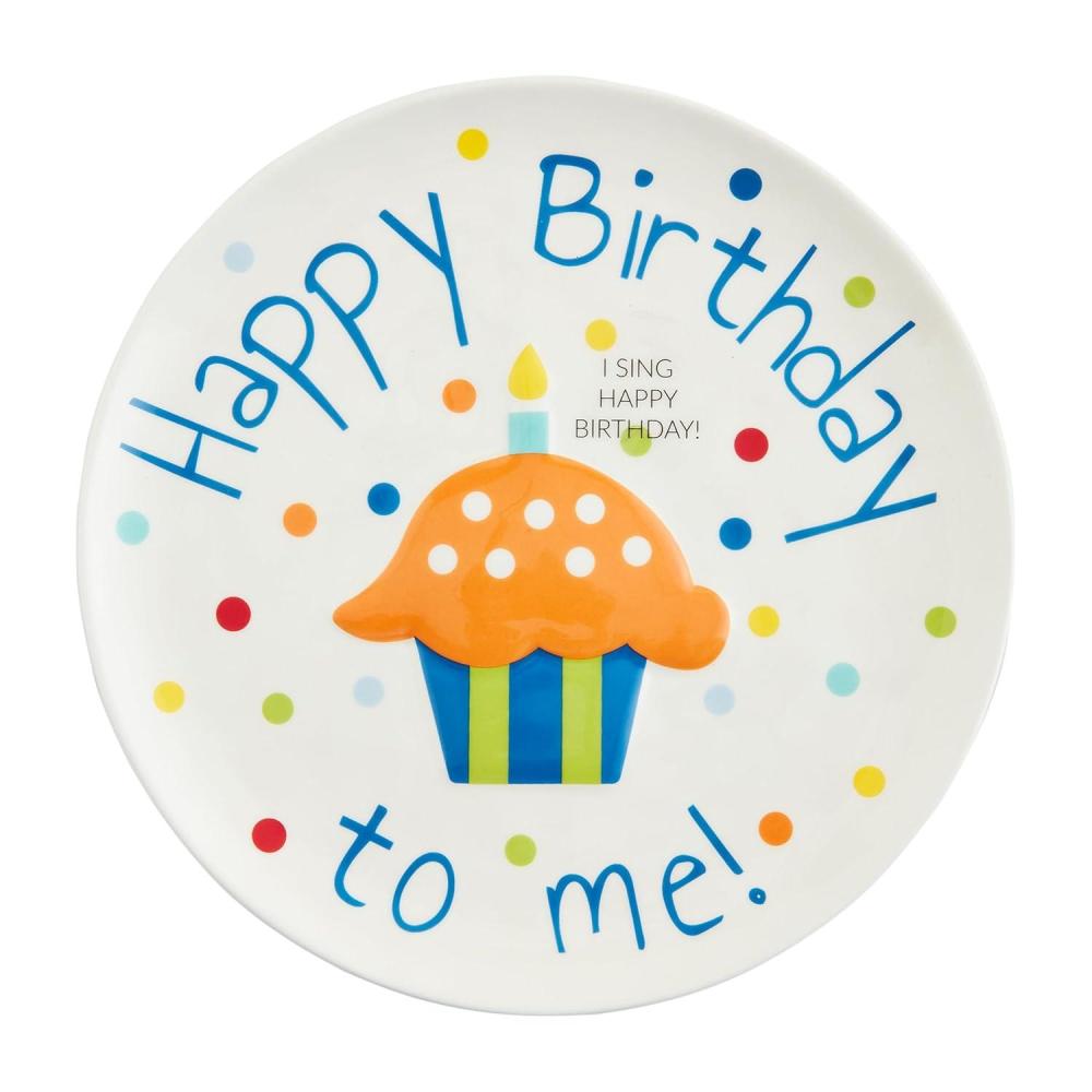 imageMud Pie Kids Boy Birthday Singing Plate 8quot Dia