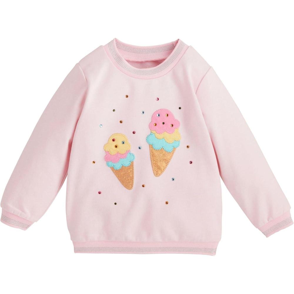imageMud Pie Girls Childrens Pink Sparkle SweatshirtPink