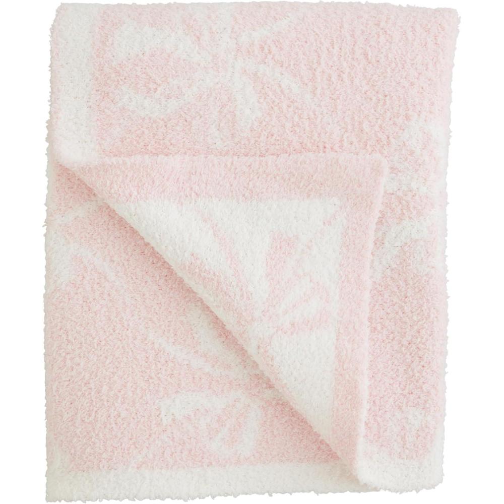 imageMud Pie Kids Bow Chenille Blanket 34quot x 28quot