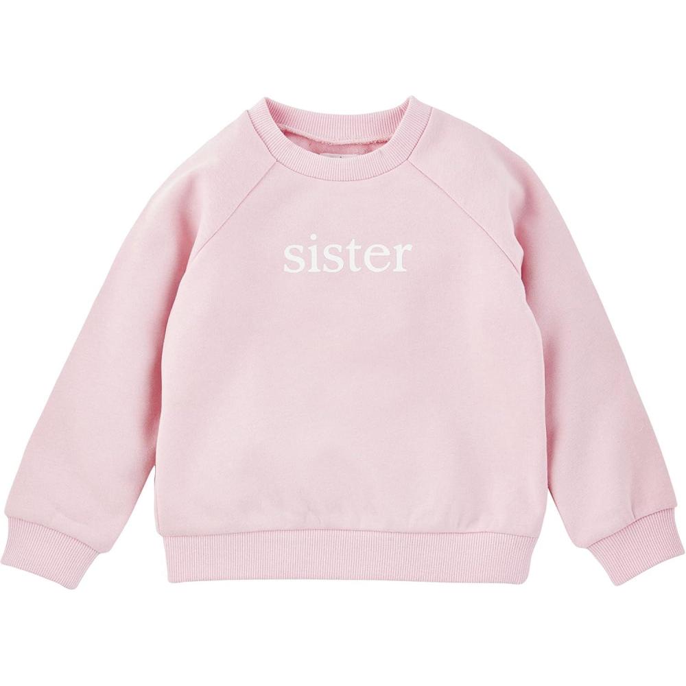 imageMud Pie babygirls Sibbling SweatshirtSister