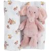 Mud Pie Children’s Floral Swaddle and Rattle