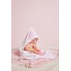 Mud Pie Children’s Pink Gingham Hooded Towel