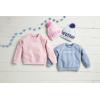 Mud Pie baby-girls Sibbling Sweatshirt(Sister)