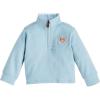 Mud Pie boys Children’s Baseball Quarter Zip(Lt Blue)