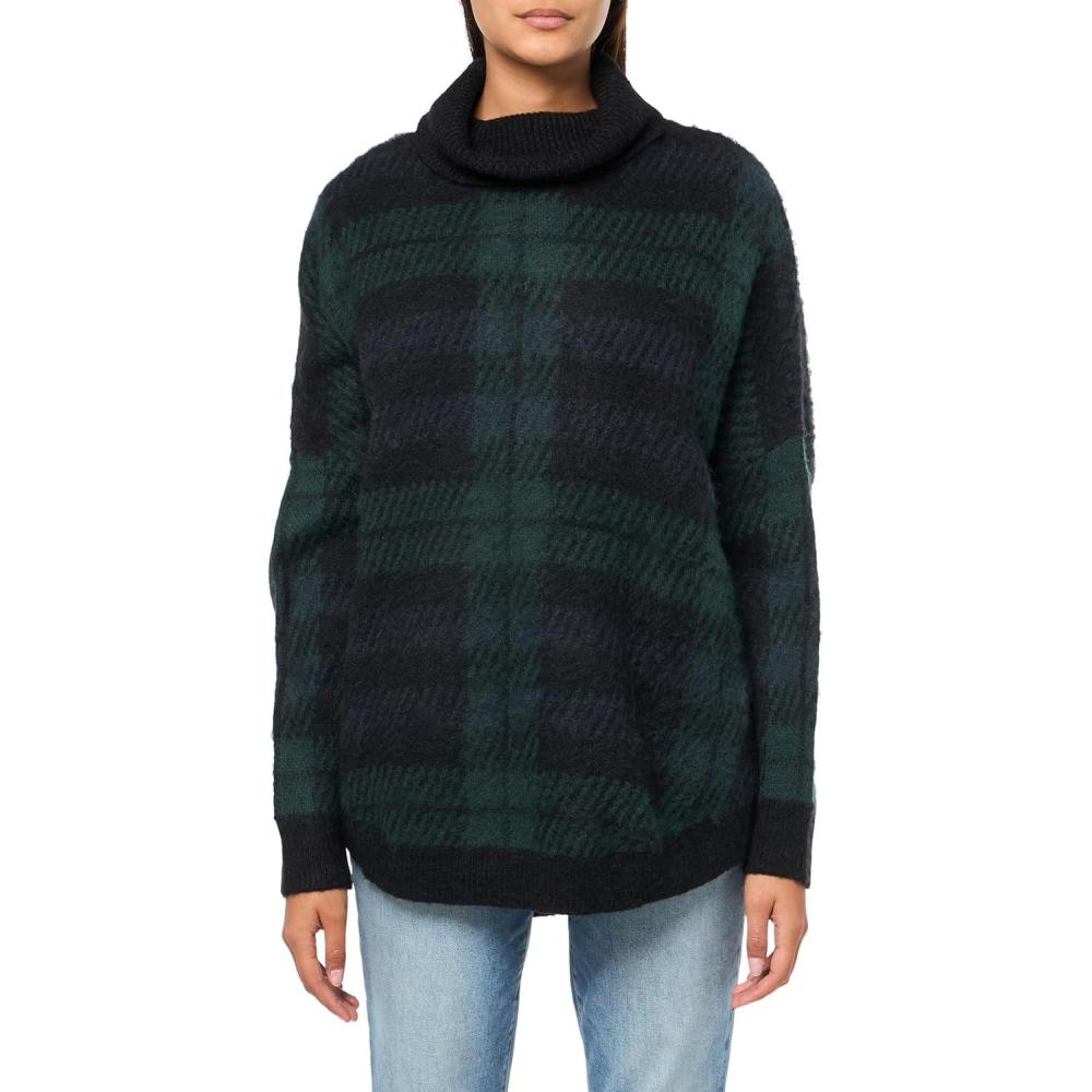 imageMud Pie Women Carla Plaid SweaterGreen
