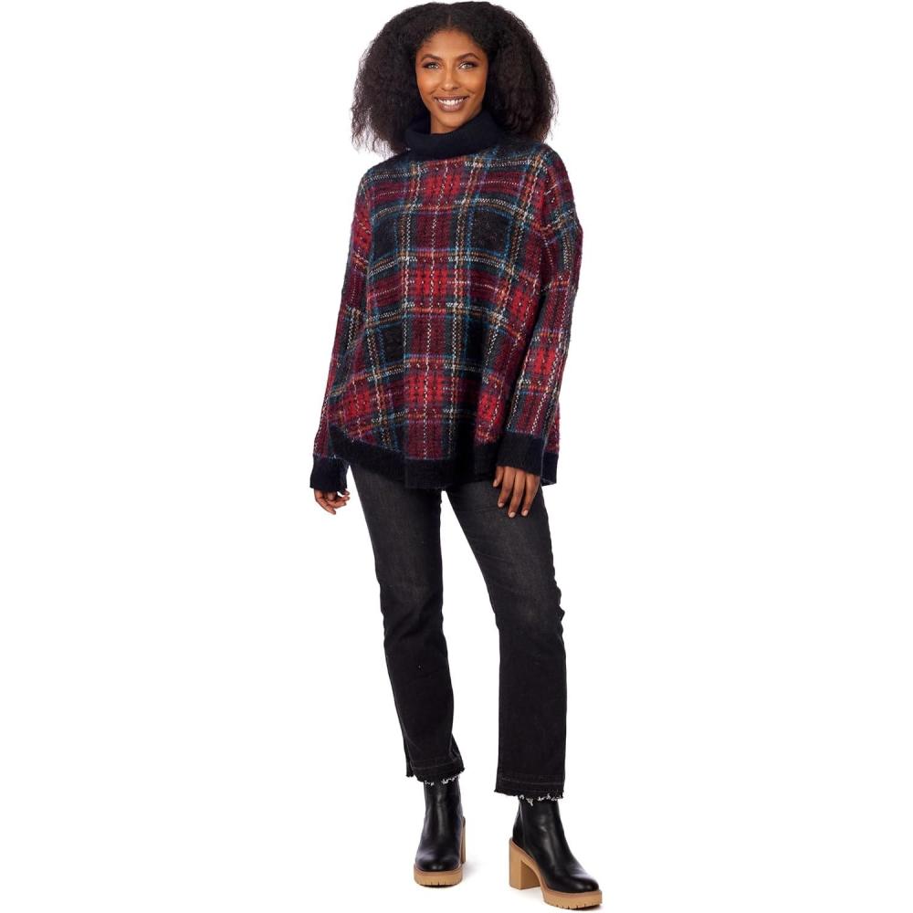 imageMud Pie Women Carla Plaid SweaterRed