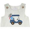 Mud Pie Unisex Baby Baby Boy Golf Cart Jon Jon;(Boy Golf)