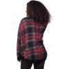 Mud Pie Women Carla Plaid Sweater(Red)