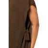 Mud Pie Women’s Tye Bow Sweater Vest(Brown)