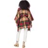 Mud Pie womens Women’s Belted Poncho(Brown)