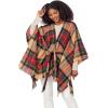 Mud Pie womens Women’s Belted Poncho(Brown)