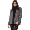 Mud Pie Women Bynes Plaid Blazer(Black)