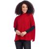 Mud Pie Women’s Claude Cable Knit Sweater(Red)