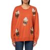 Mud Pie Womens Top Orange