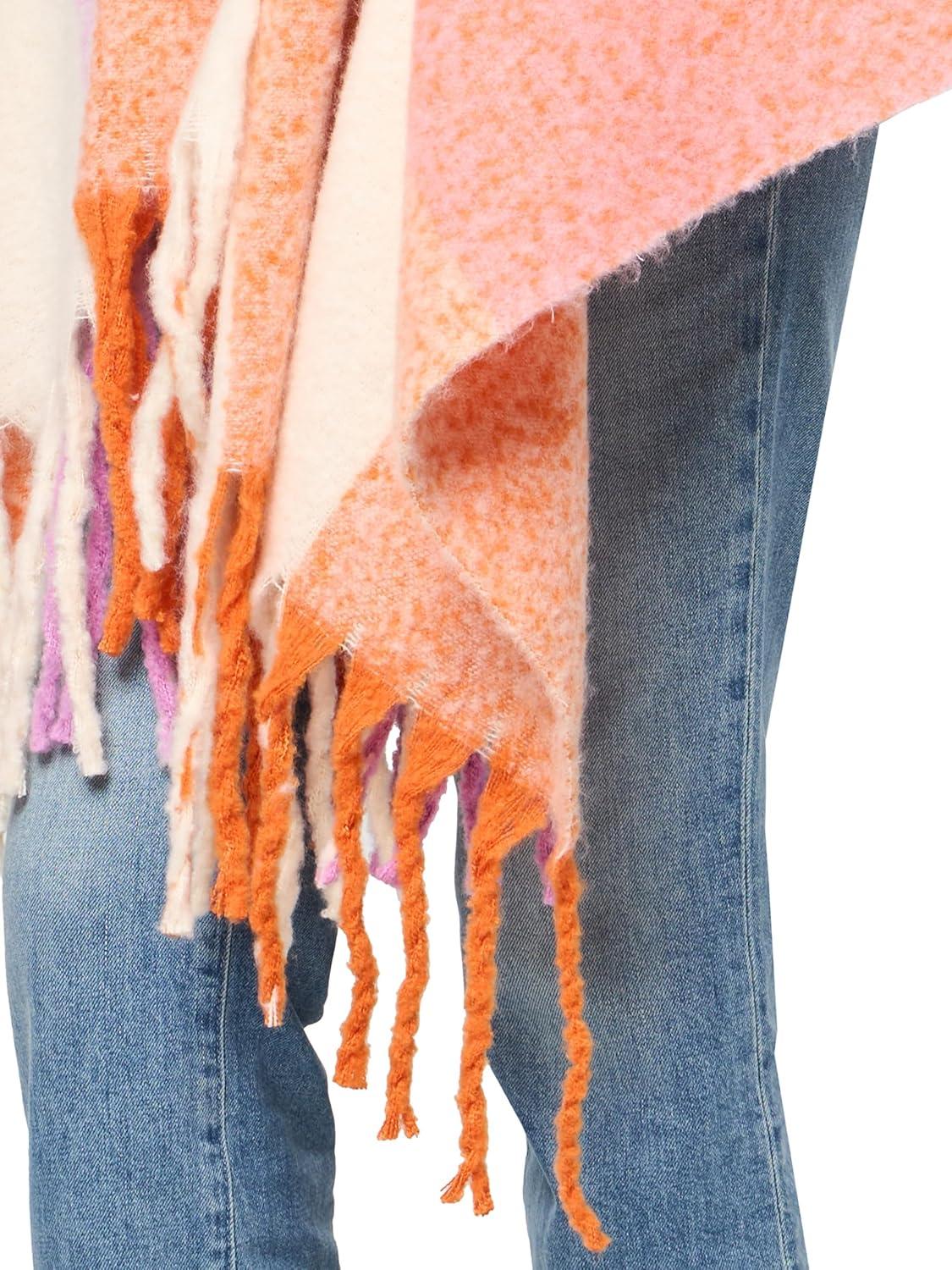 imageMud Pie womens Womens Bright Scarf WrapOrange