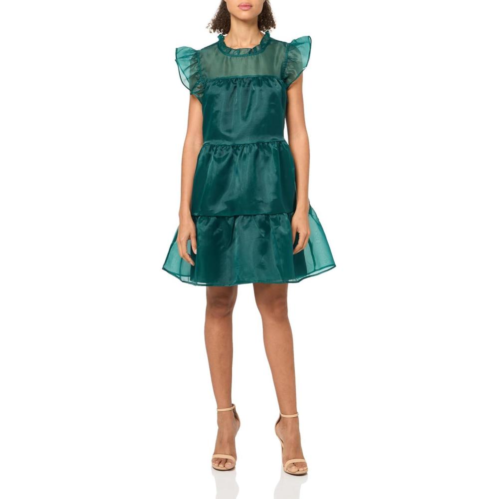 imageMud Pie Women Jane Holiday DressGreen