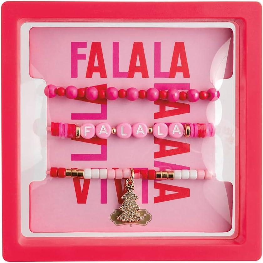 imageMud Pie Womens Holiday Bracelet SetRed