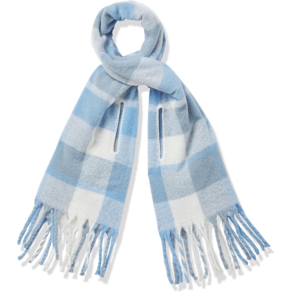 imageMud Pie womens Womens Bright Scarf WrapBlue