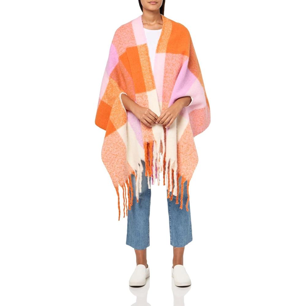 imageMud Pie womens Womens Bright Scarf WrapOrange