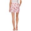 Mud Pie Women’s Holiday Pajama Short(Pink Santa)