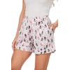Mud Pie Women’s Holiday Pajama Short(White Champagne)