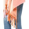 Mud Pie womens Womens Bright Scarf Wrap(Orange)