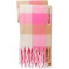Mud Pie womens Womens Bright Scarf Wrap(Pink)