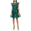 Mud Pie Women Jane Holiday Dress(Green)