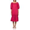 Mud Pie Women Monet Midi Dress(Pink)