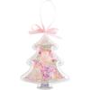 Mud Pie Women Ornament Mini Claw Clip Set, Pink, clip 3/4″ | ornament 4 1/2″ x 3 1/2″