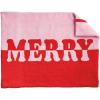 Mud Pie Women’s Merry Holiday Chenille Blanket