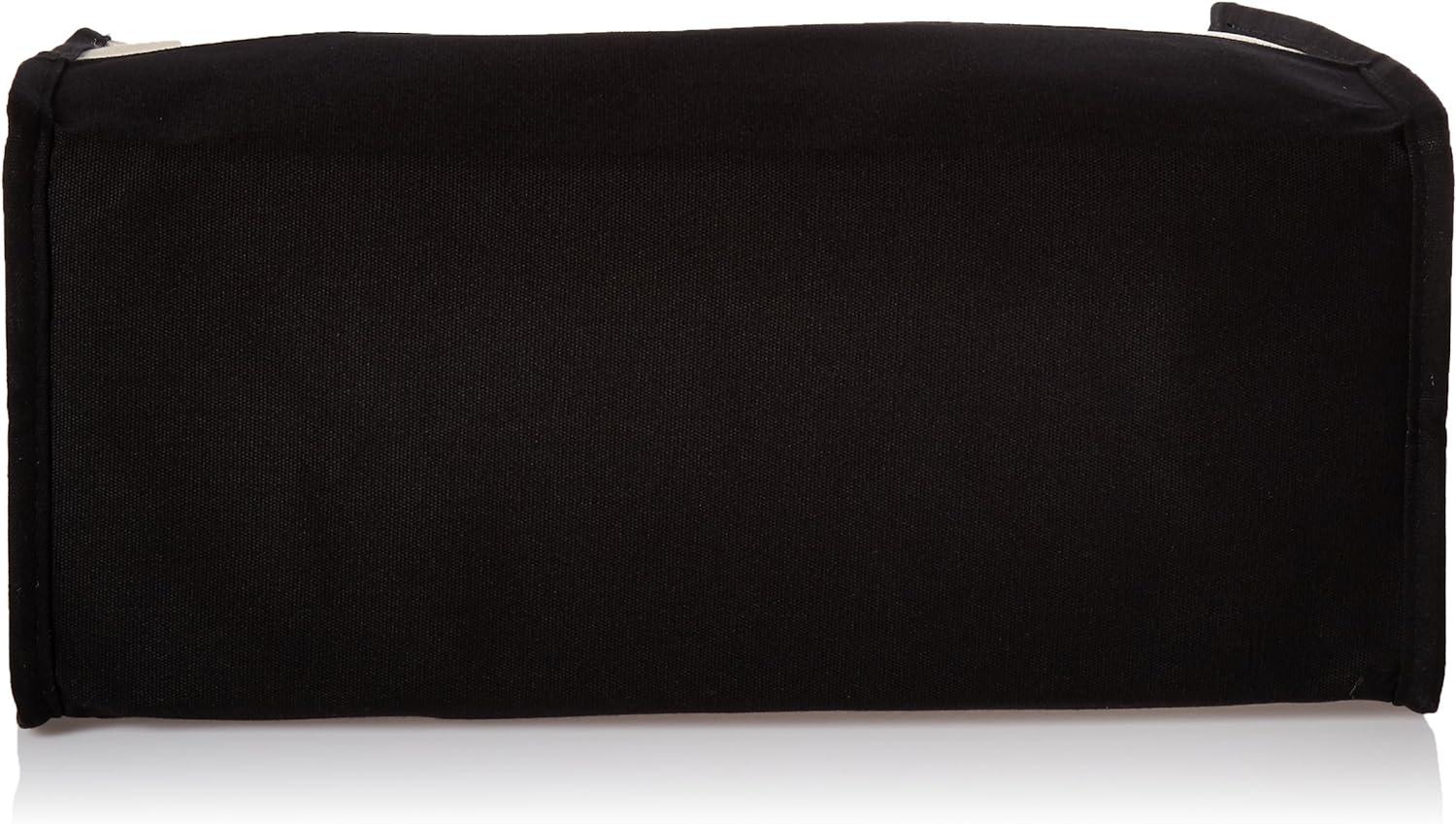 imageMud Pie Classic Black and White Initial Canvas Tote Bags D 100 Cotton 17quot x 19quot x 2quotL